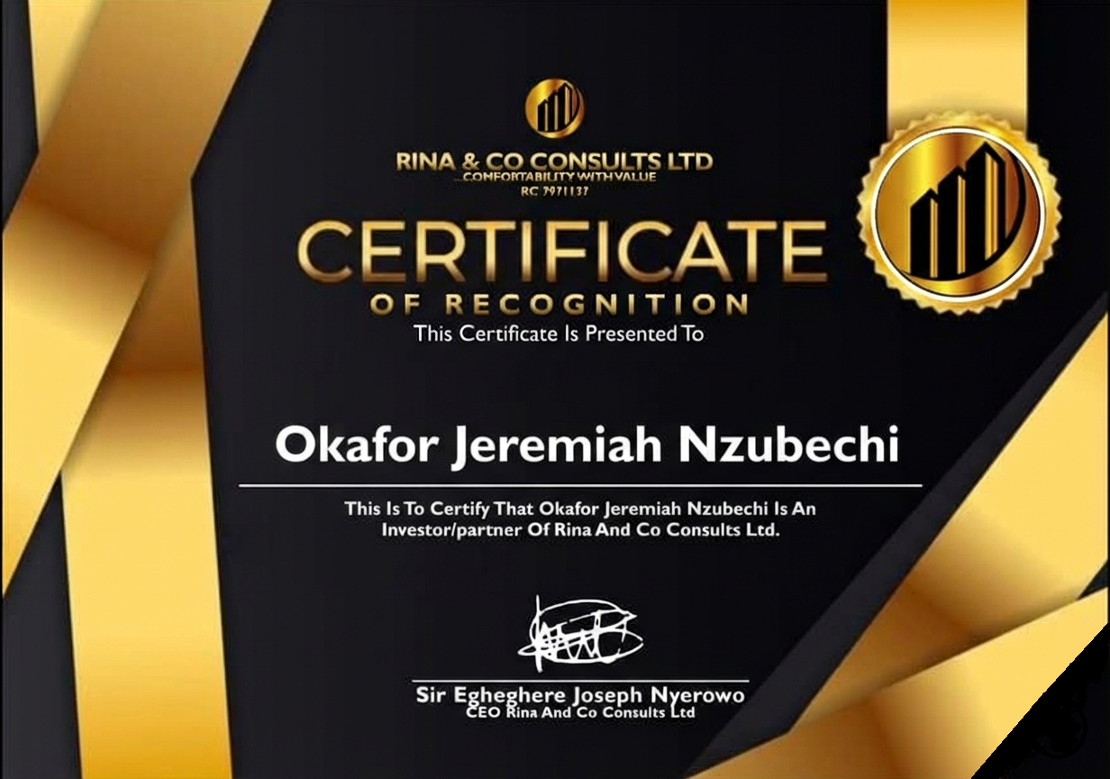 Investment Certificate